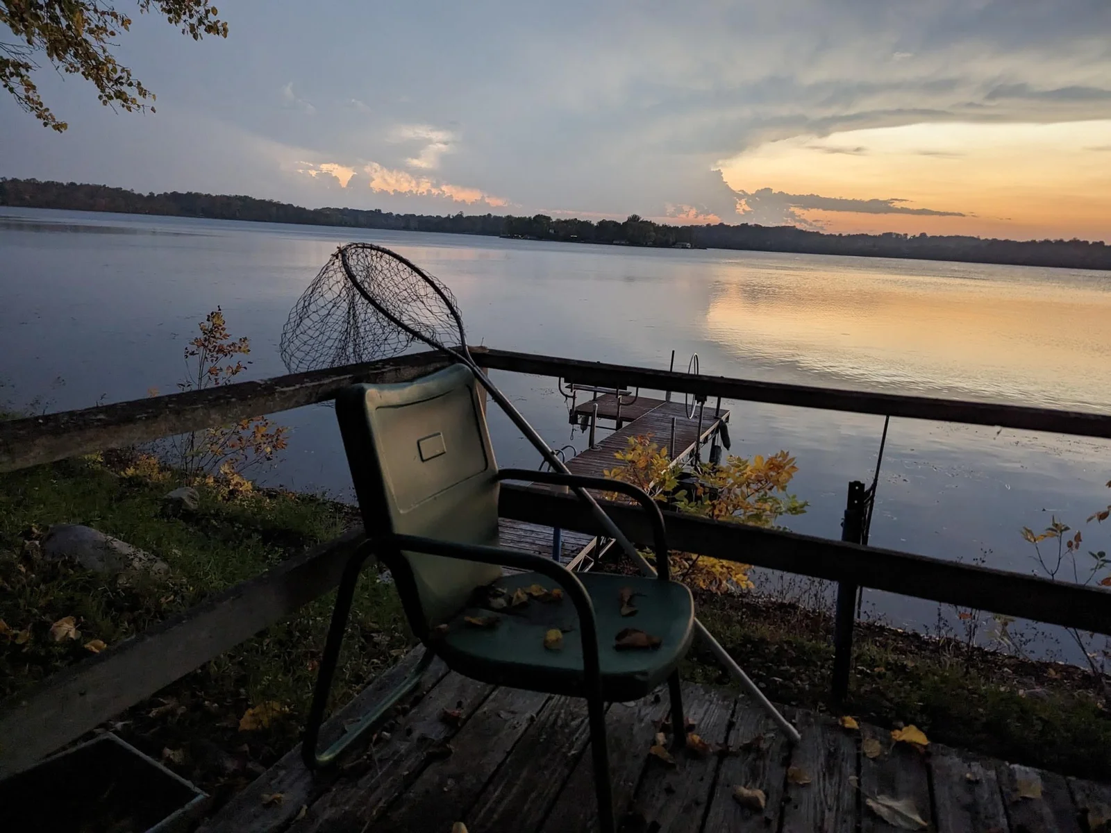 Lake Deck Evening