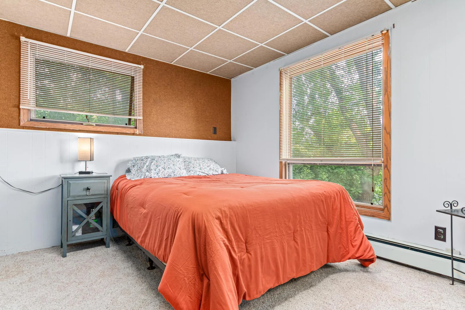 Bedroom 1 of 2 on the lower level.