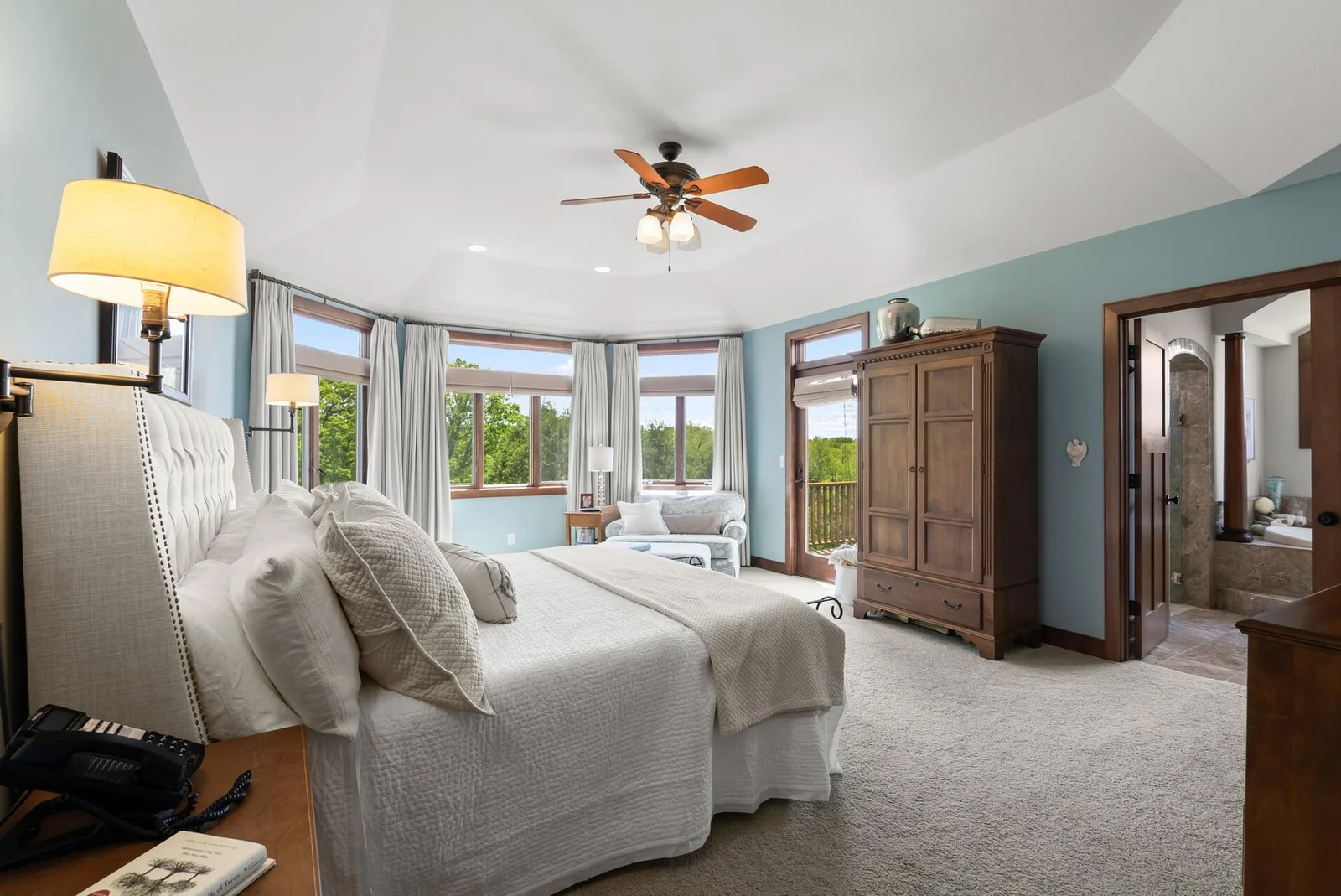 Room offers a fabulous view and private balcony