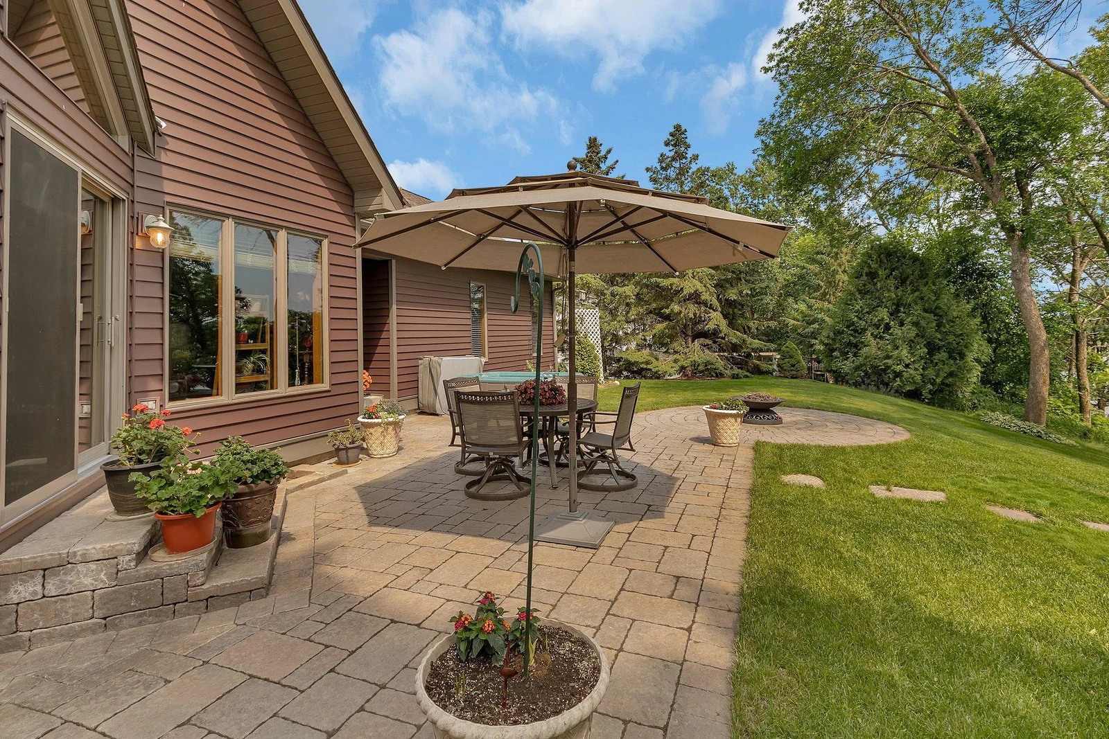 Nothing more perfect than enjoying time on the patio.