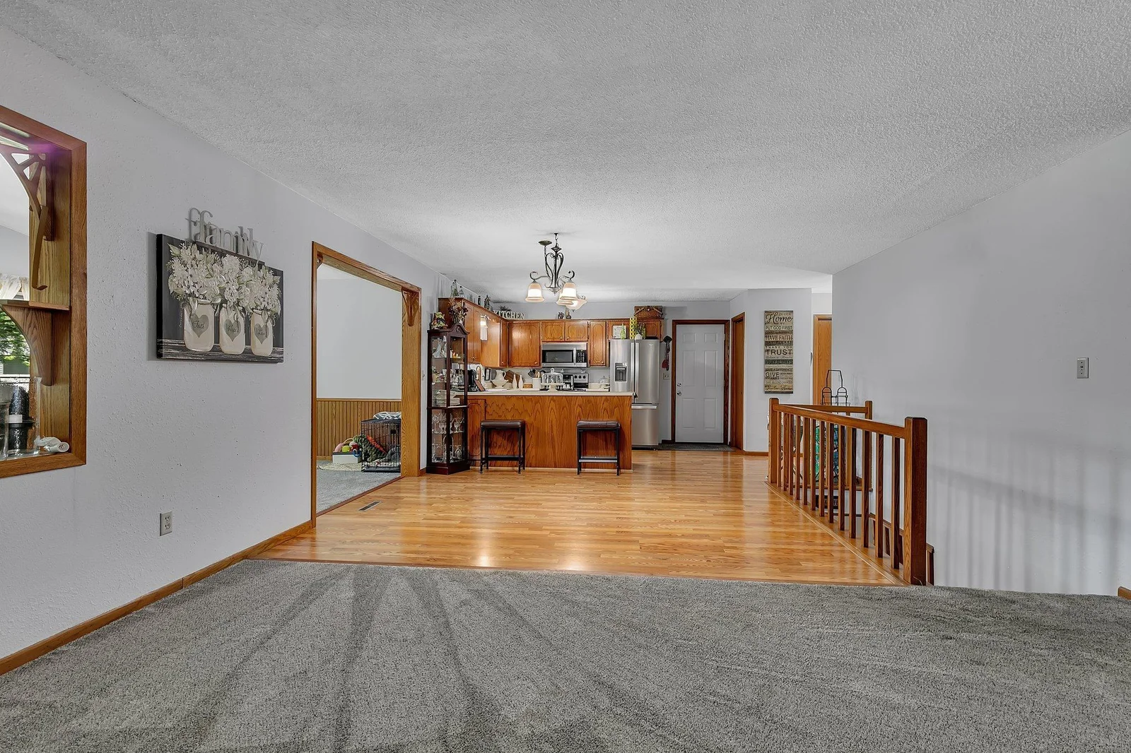 Kitchen and dining area