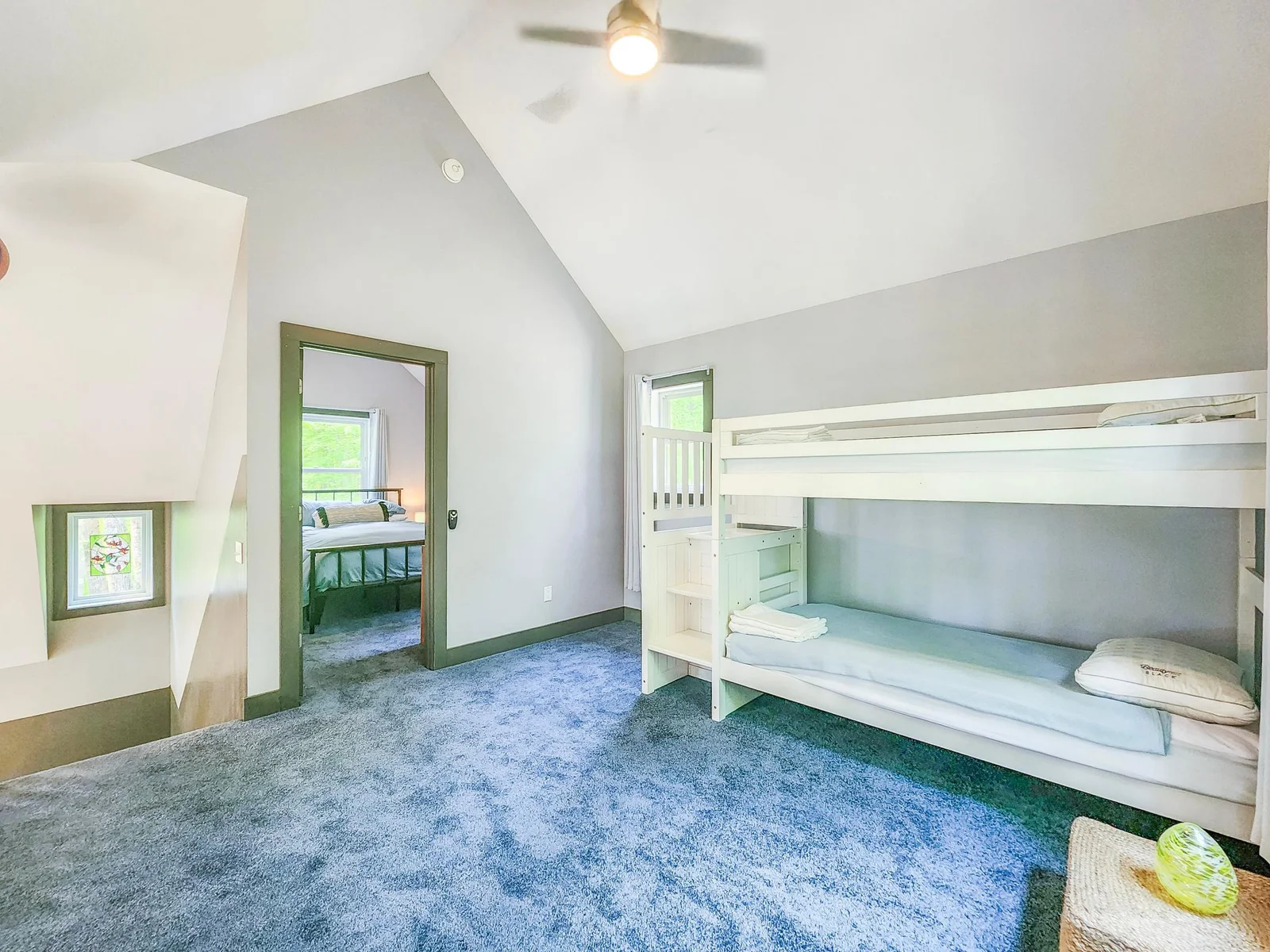 Loft facing 2nd bedroom door.