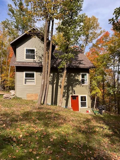 Side of home, walkout