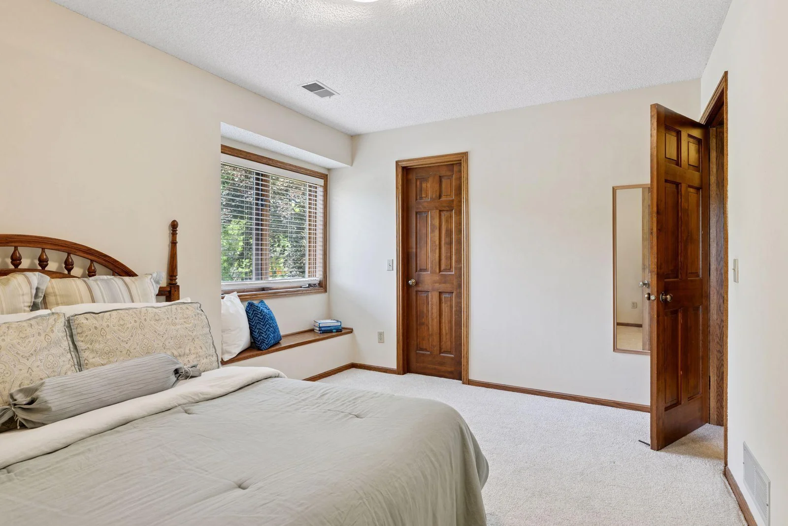 Bedroom #2 has a nice window seat