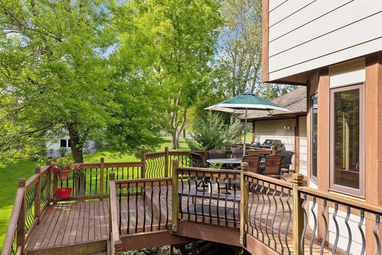 Deck - grilling area
