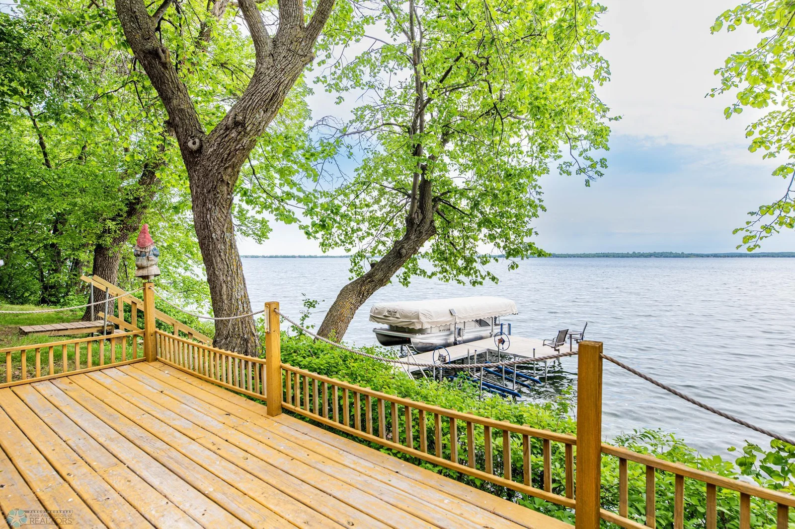 lakeside deck