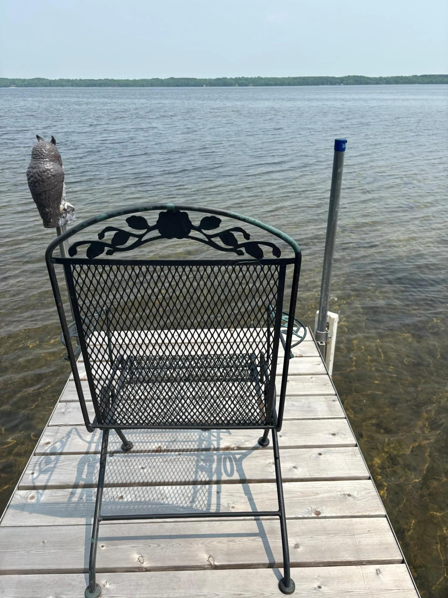 View of lake from end of dock