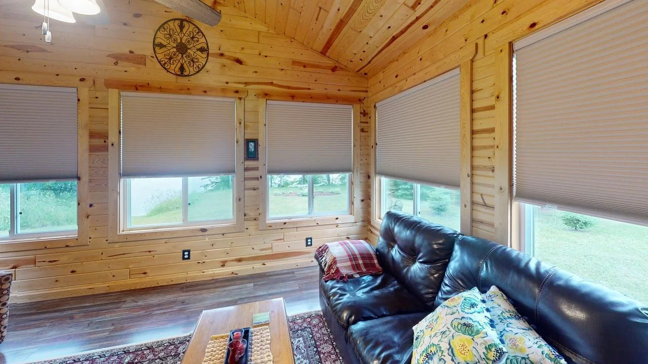 Breathtaking views of the lake from the porch