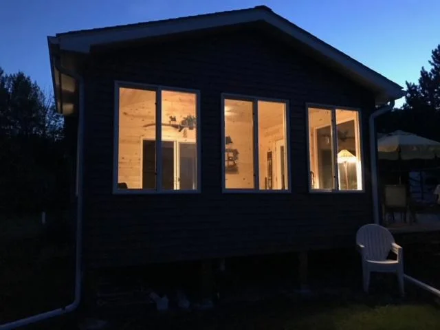 Exterior view at night