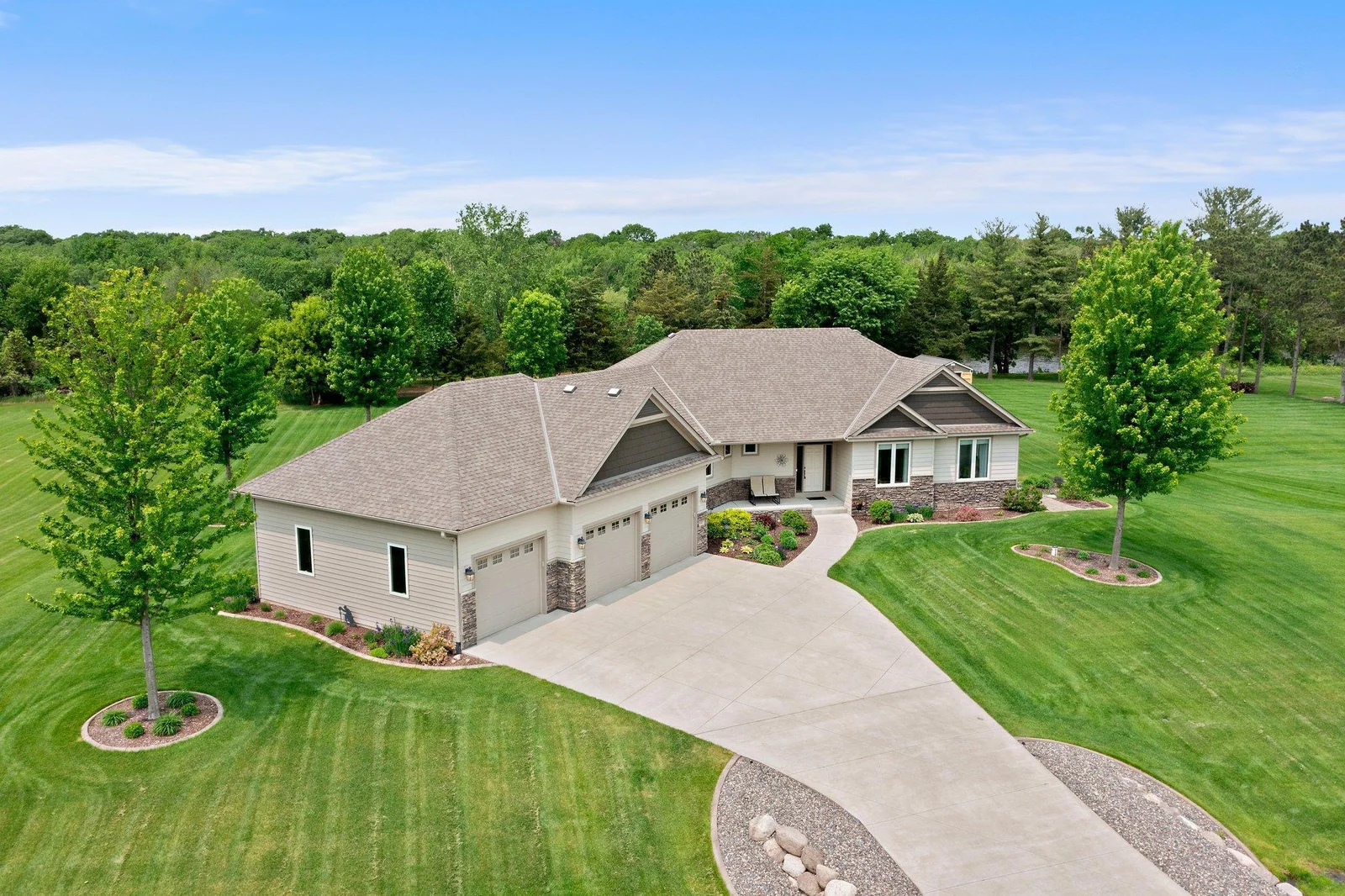 Throughout the home, nine-foot ceilings provide a sense of grandeur, and thoughtful design elements.