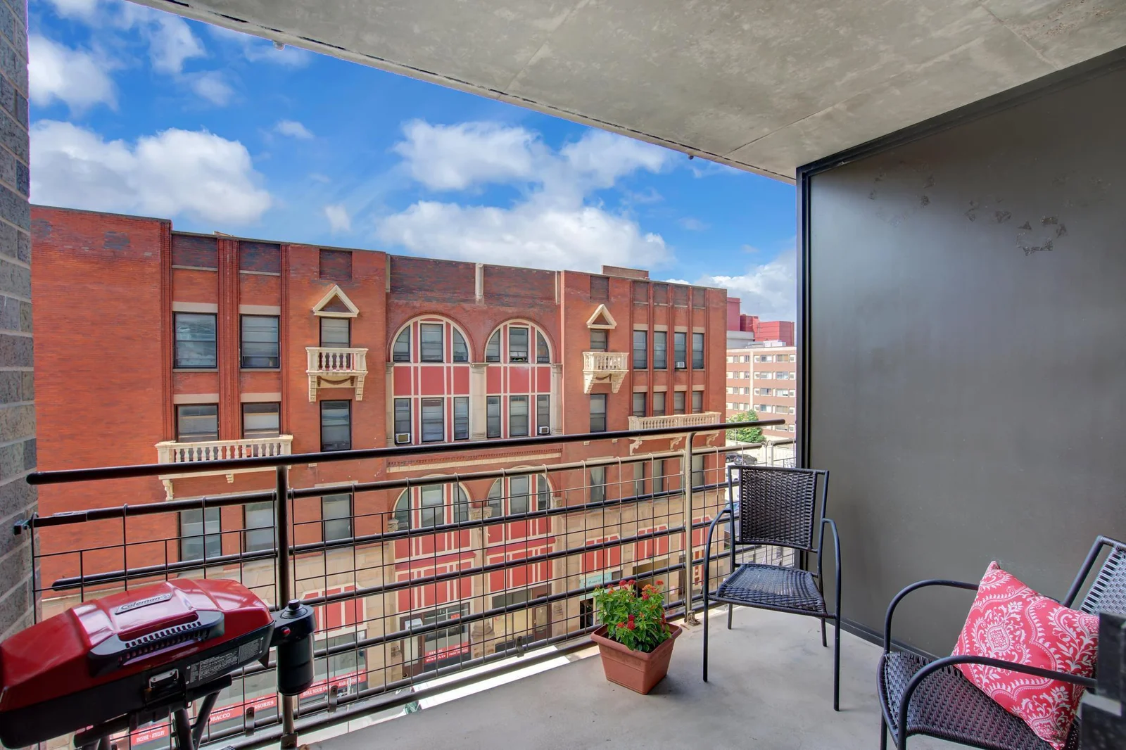 Charming private balcony