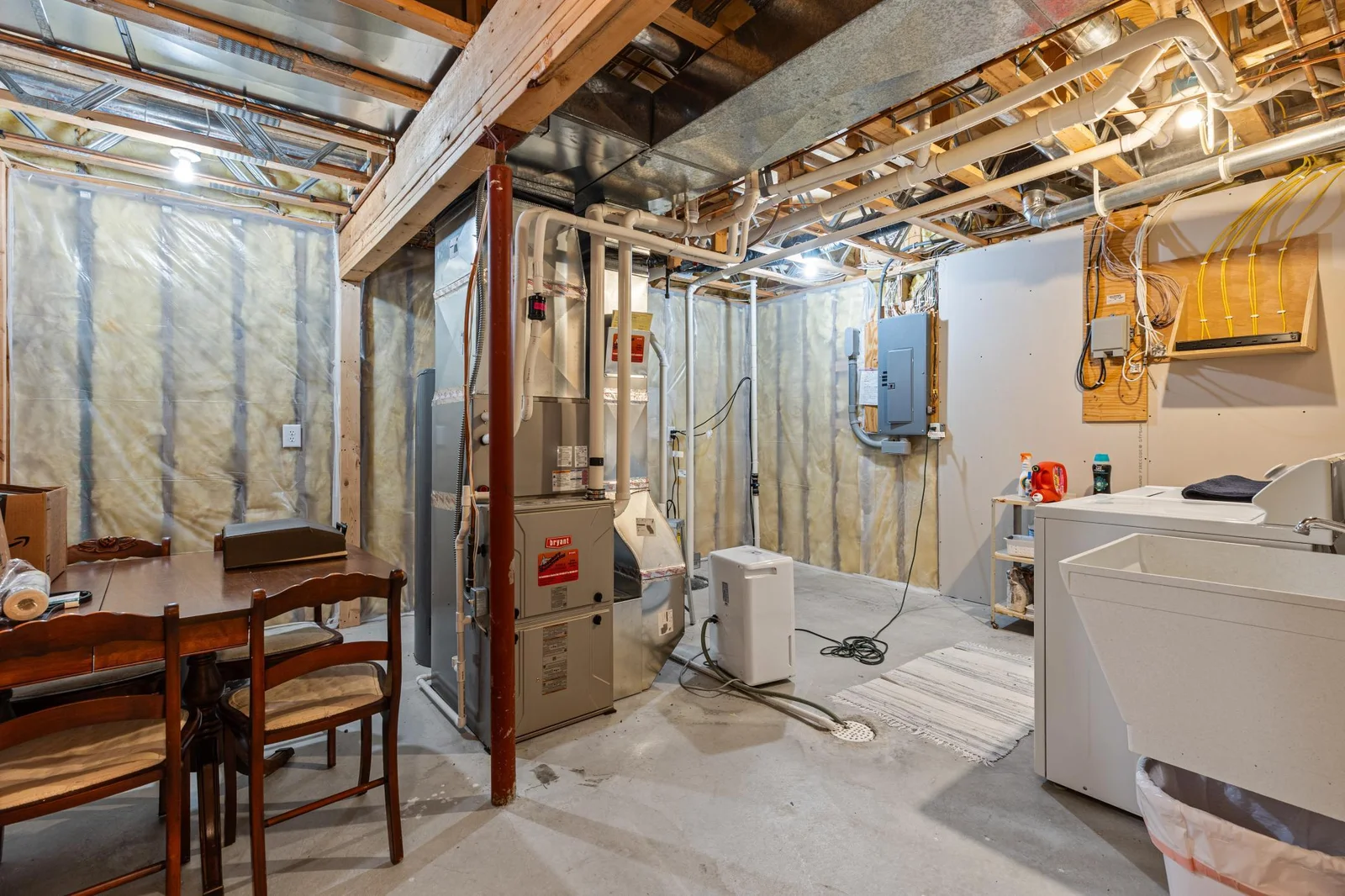 Lower Level utility and laundry