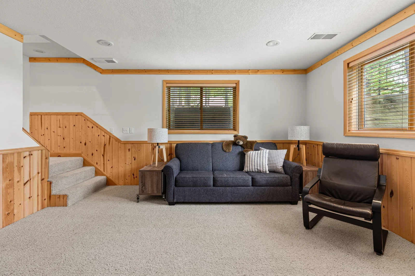 Family Room has Lookout windows