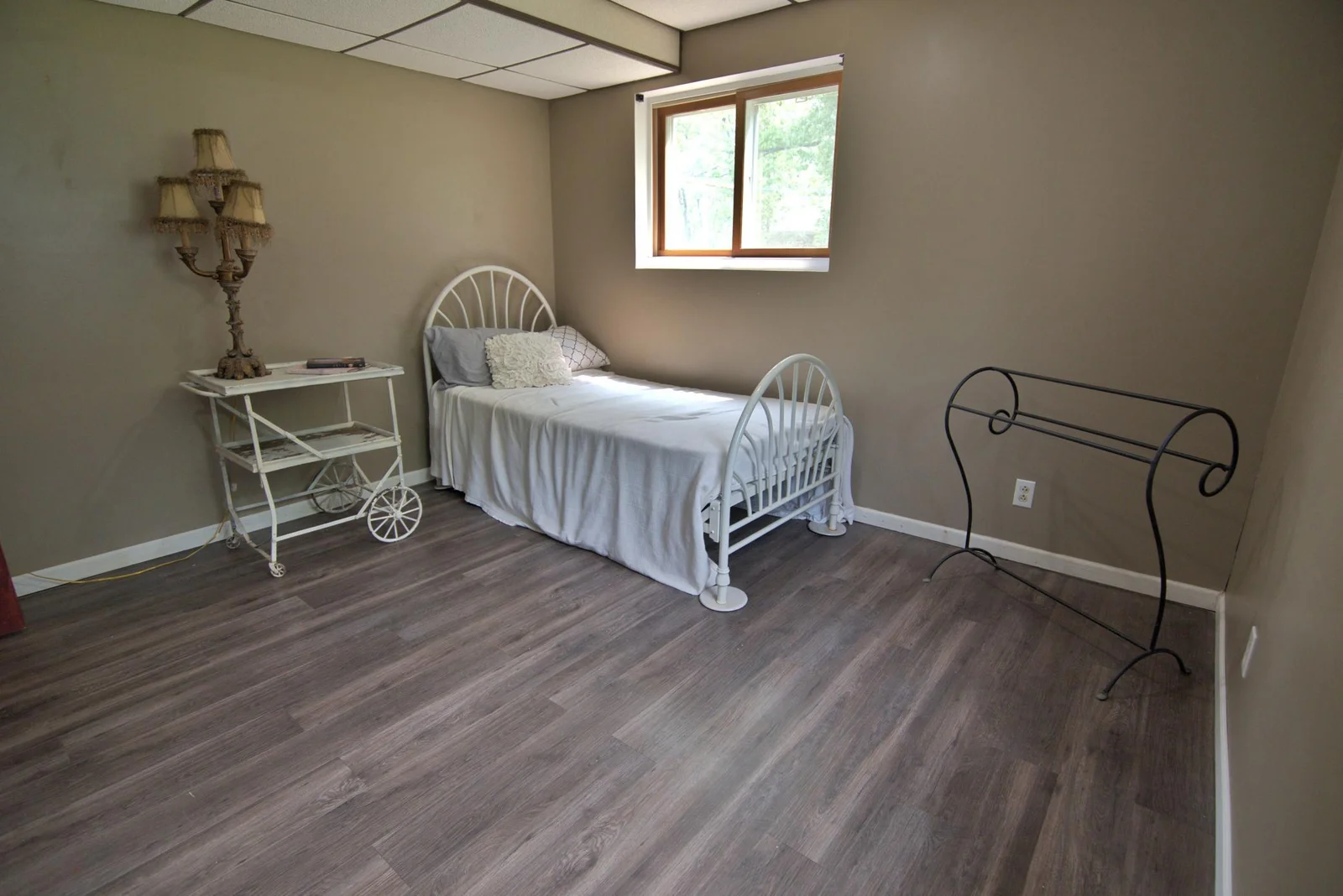 Wonderful size lower level bedroom