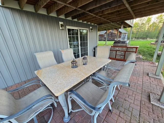 Walk out lower level to patio