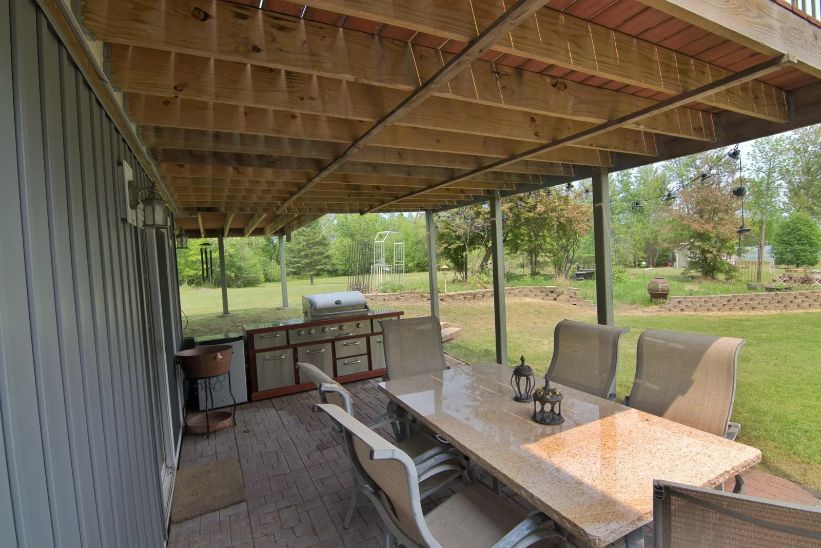 Covered patio