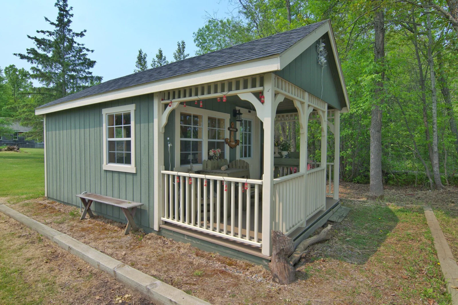 She shed exterior