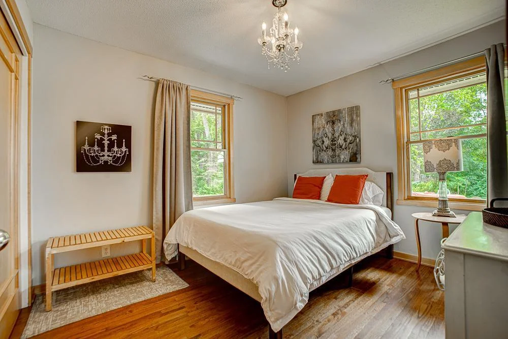 Bedroom 2 has abundant natural light