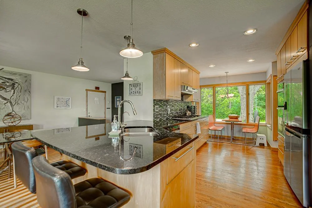 Bright, open, modern and super functional kitchen.