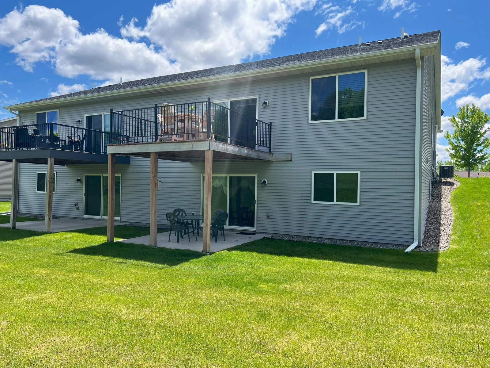 Rear elevation 12 x 12 deck and 12 x 12 Patio.jpg