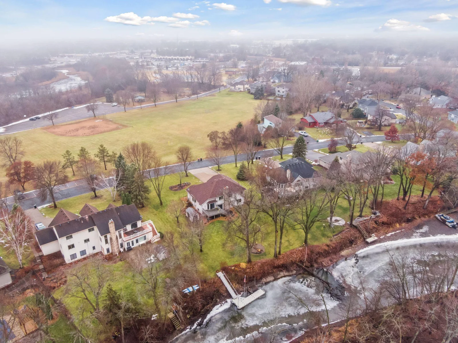 Across the street is River's Bend Park!