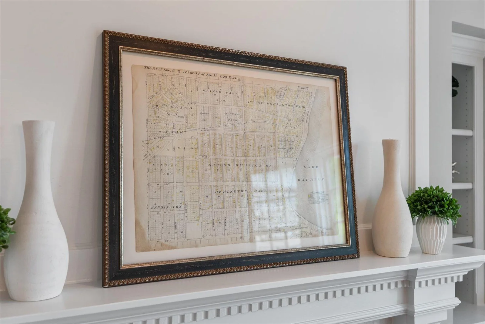 A map of the original neighborhood.