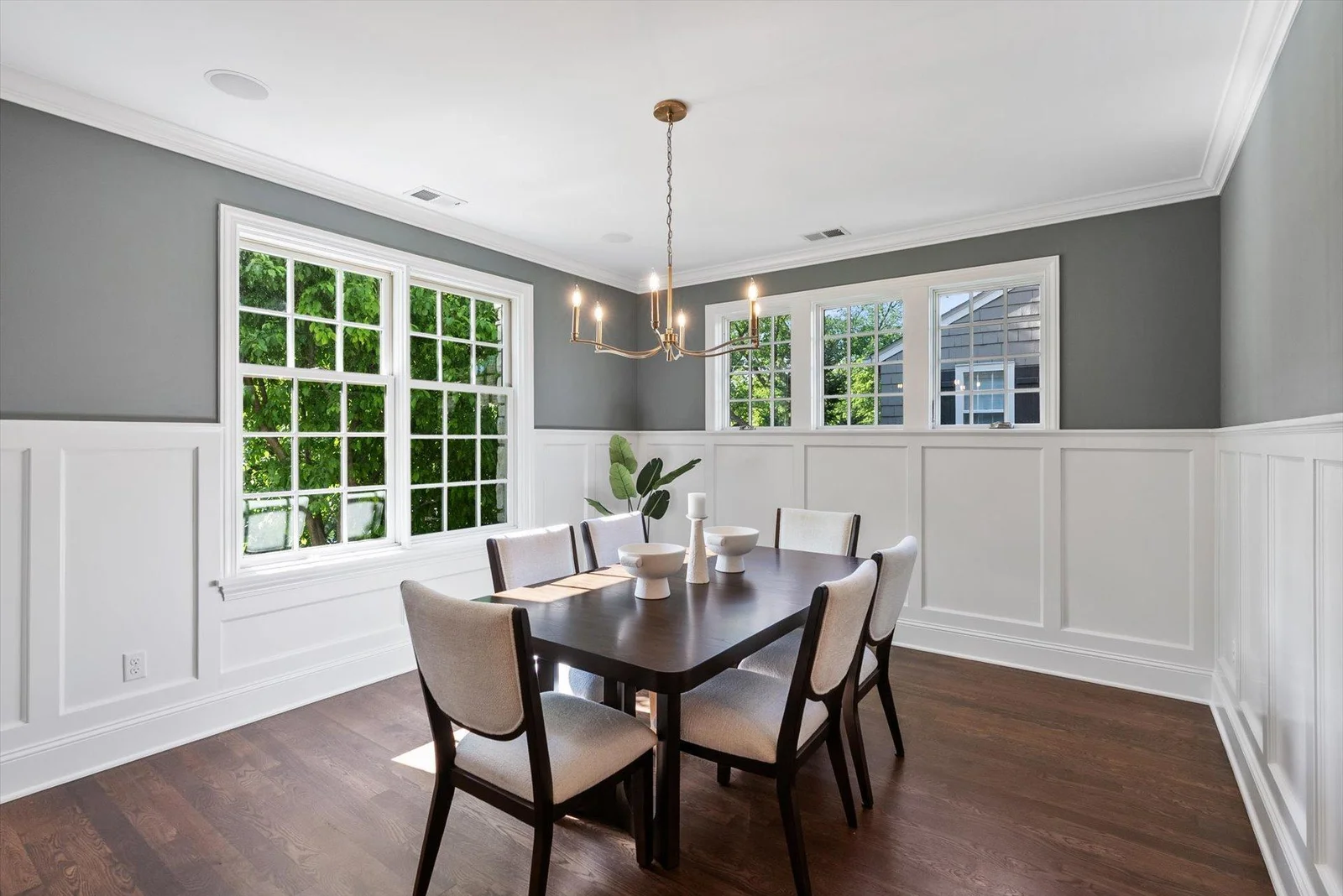 Bright and airy formal dining room.