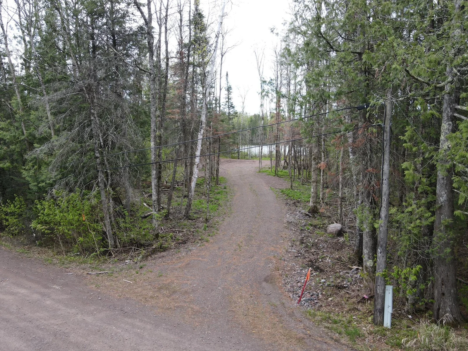 Driveway in place