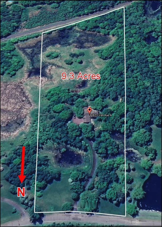 9.3 Acres - Property Lines