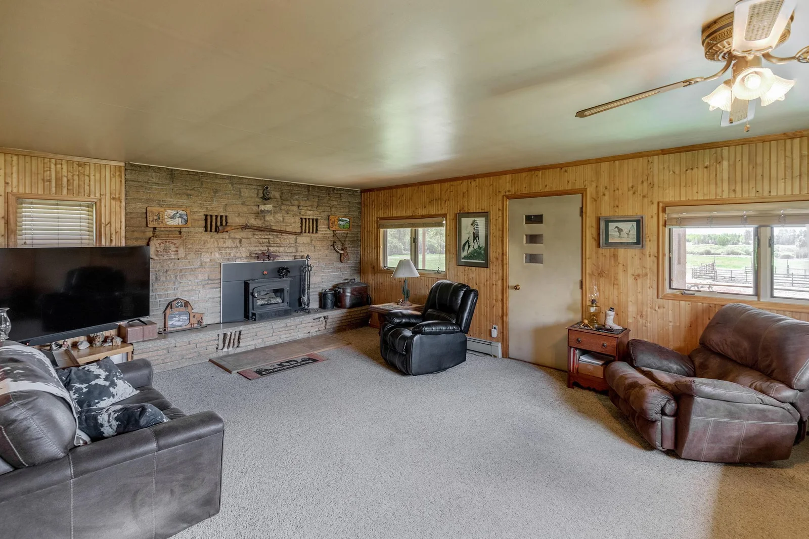 Fireplace in Living Room