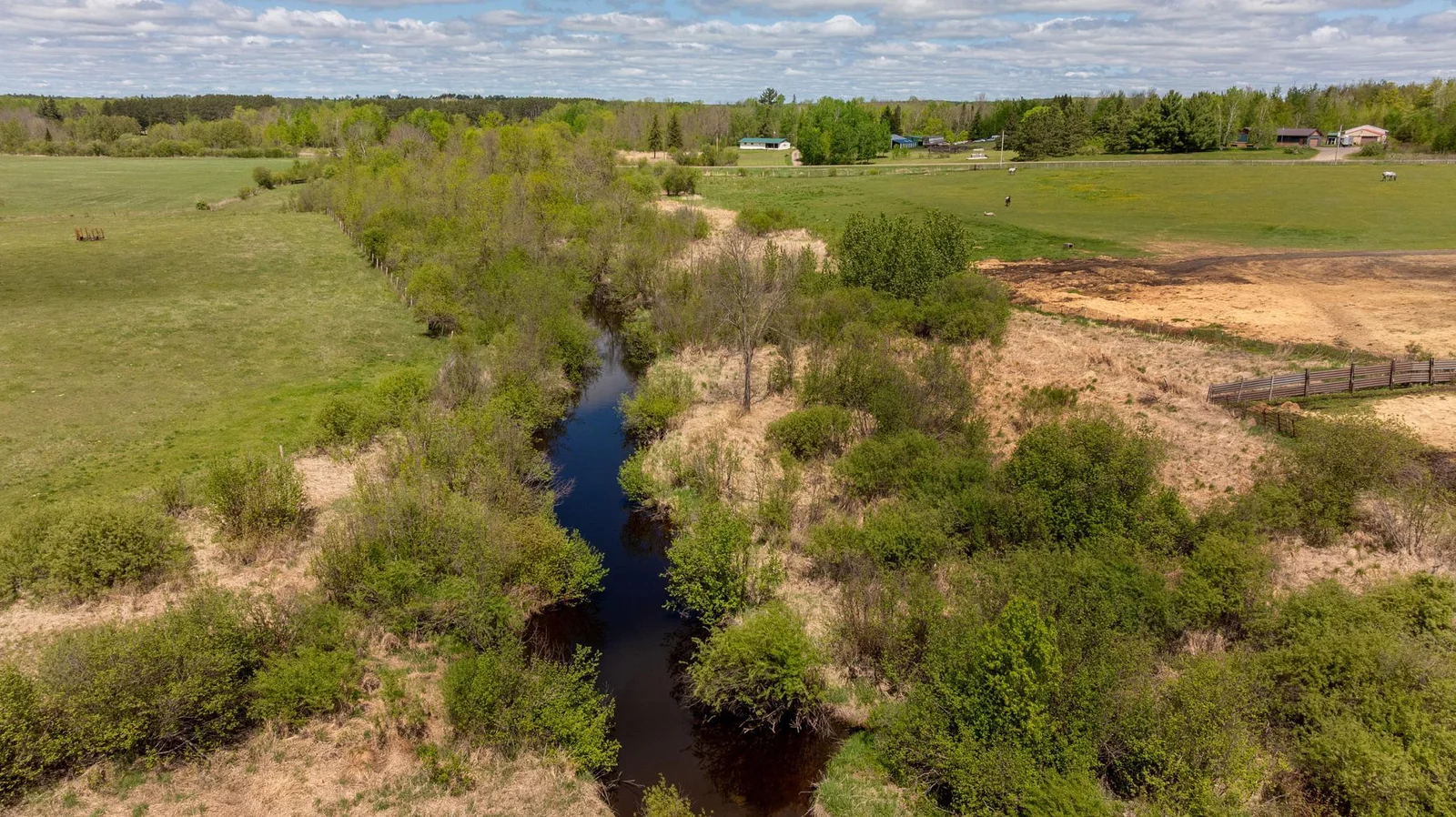 Morrison Brook, a designated trout stream, flows thru the property