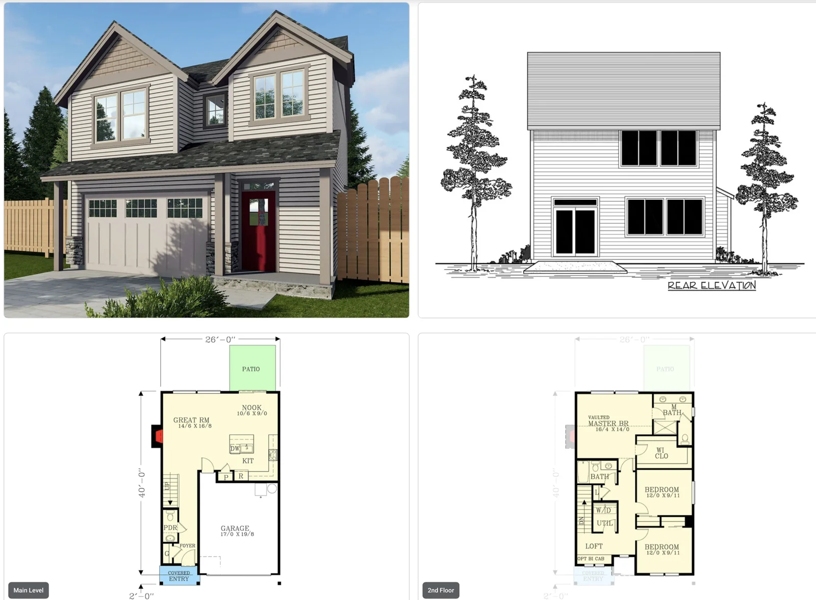 Concept Home Plan # 4