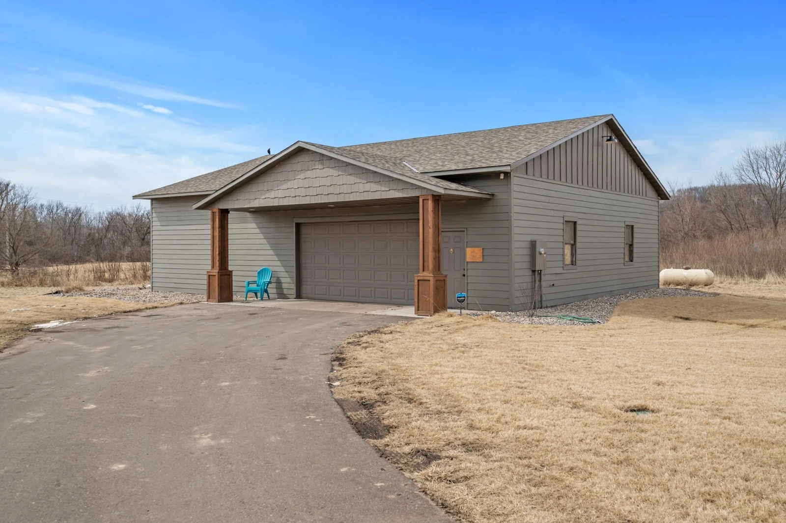 Find additional storage and workspace in your versatile 2,000-square-foot pole building. This building is also insulated and heated, with running water, a floor drain, and a wash tub. Plus a paint booth and its own 200 amp service!