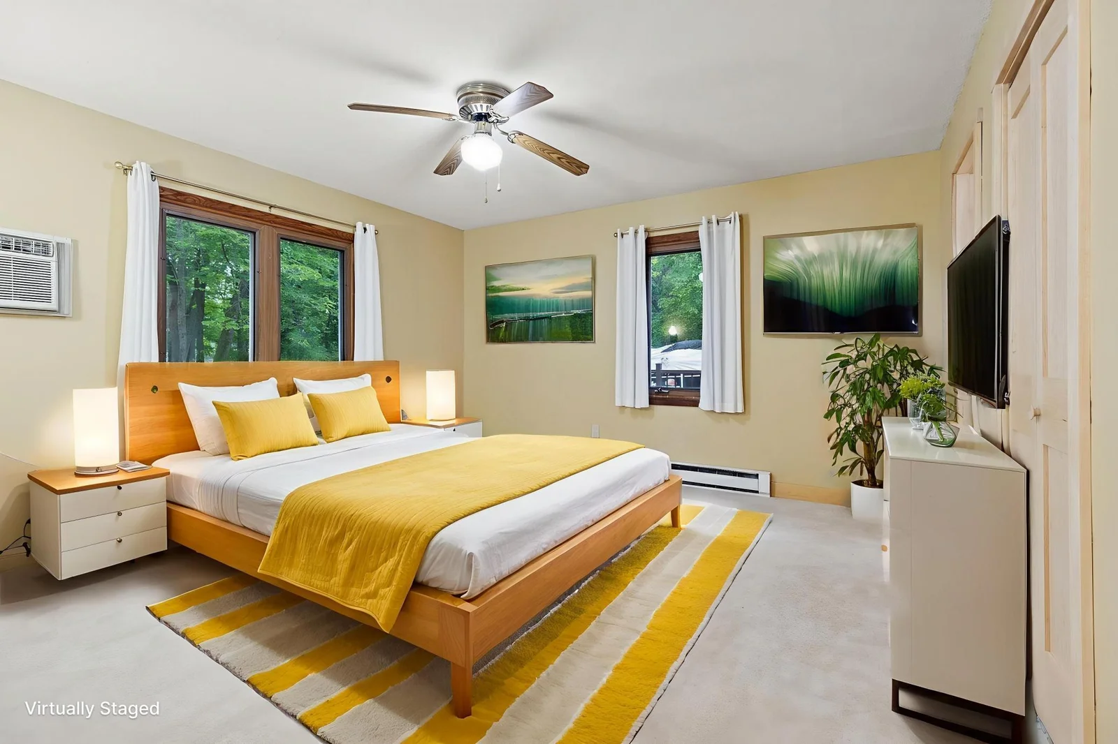 Primary Bedroom (Virtually Staged)