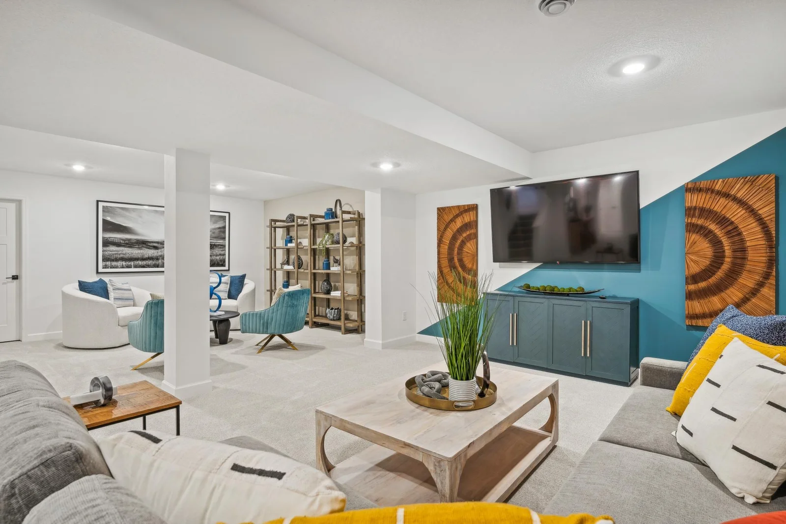 Photo is of the actual model. The finished basement includes a recreation room, game room, 6th bedroom and 4th bath.