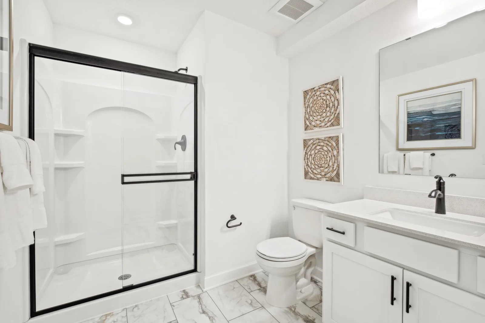 Photo is of the actual model. The 4th bath.