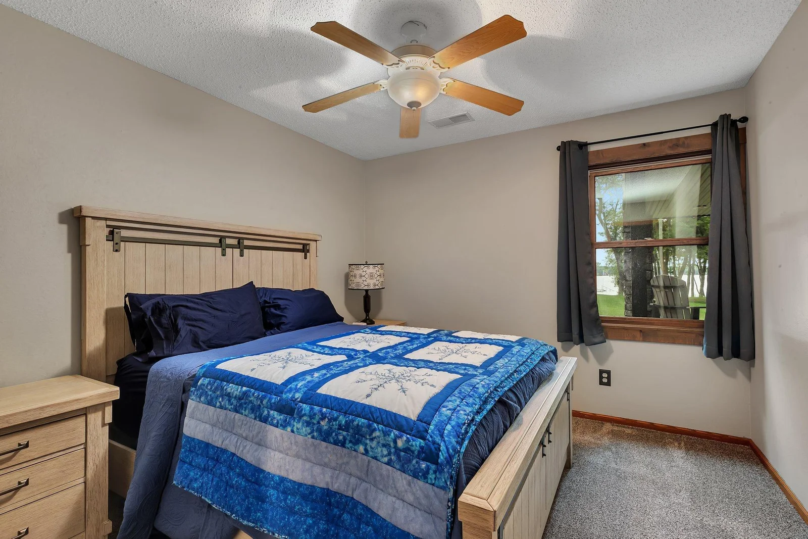 Your guests can enjoy serene lake views.