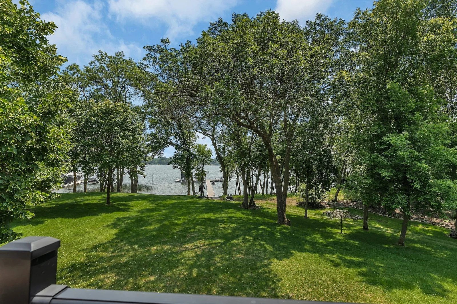 Large yard for backyard enjoyment.