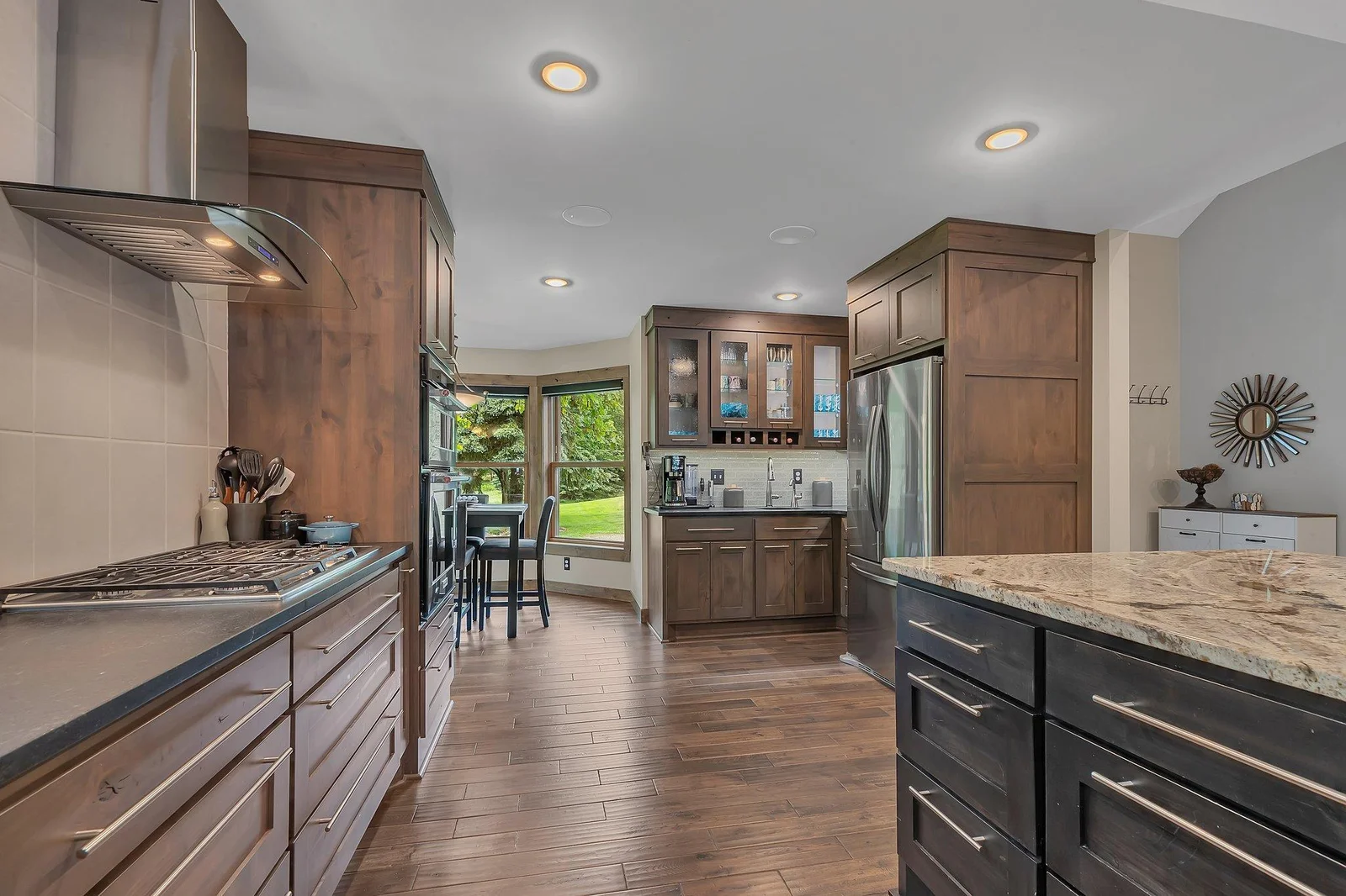 Built in Bar off Kitchen