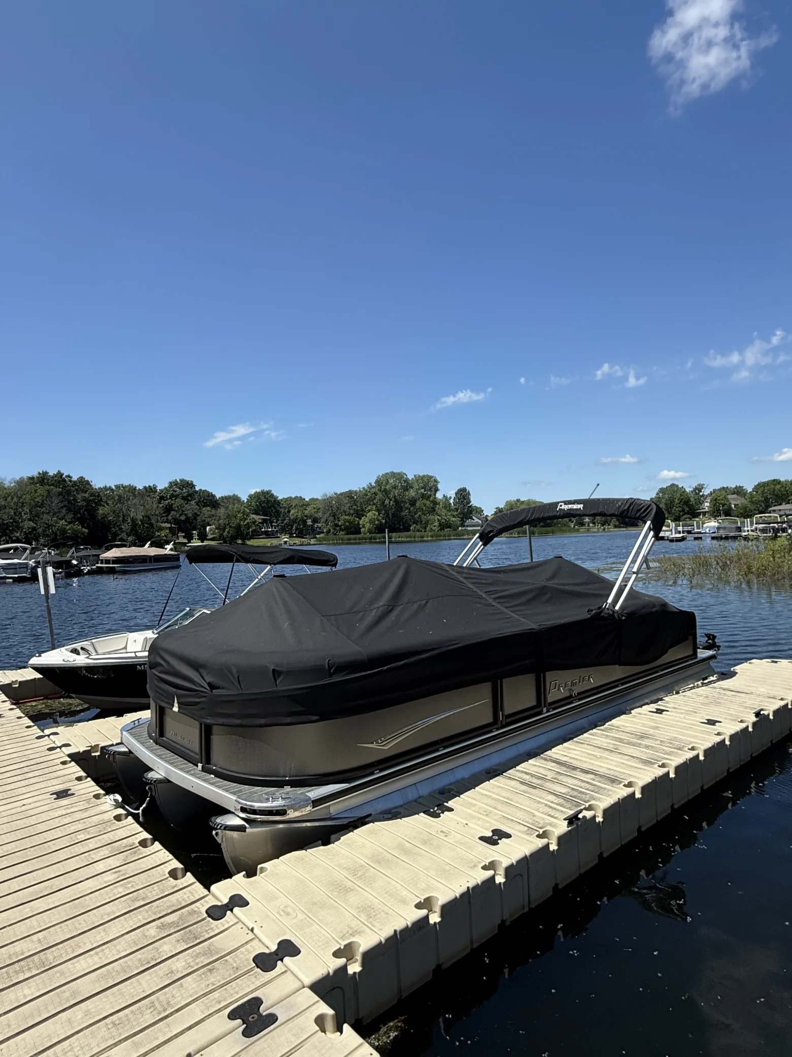 Private dock and assigned slip #8