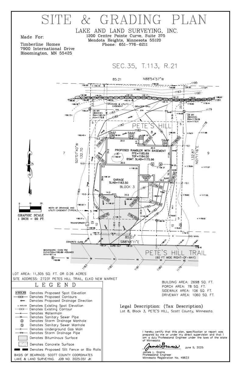 Site & Grading Plan