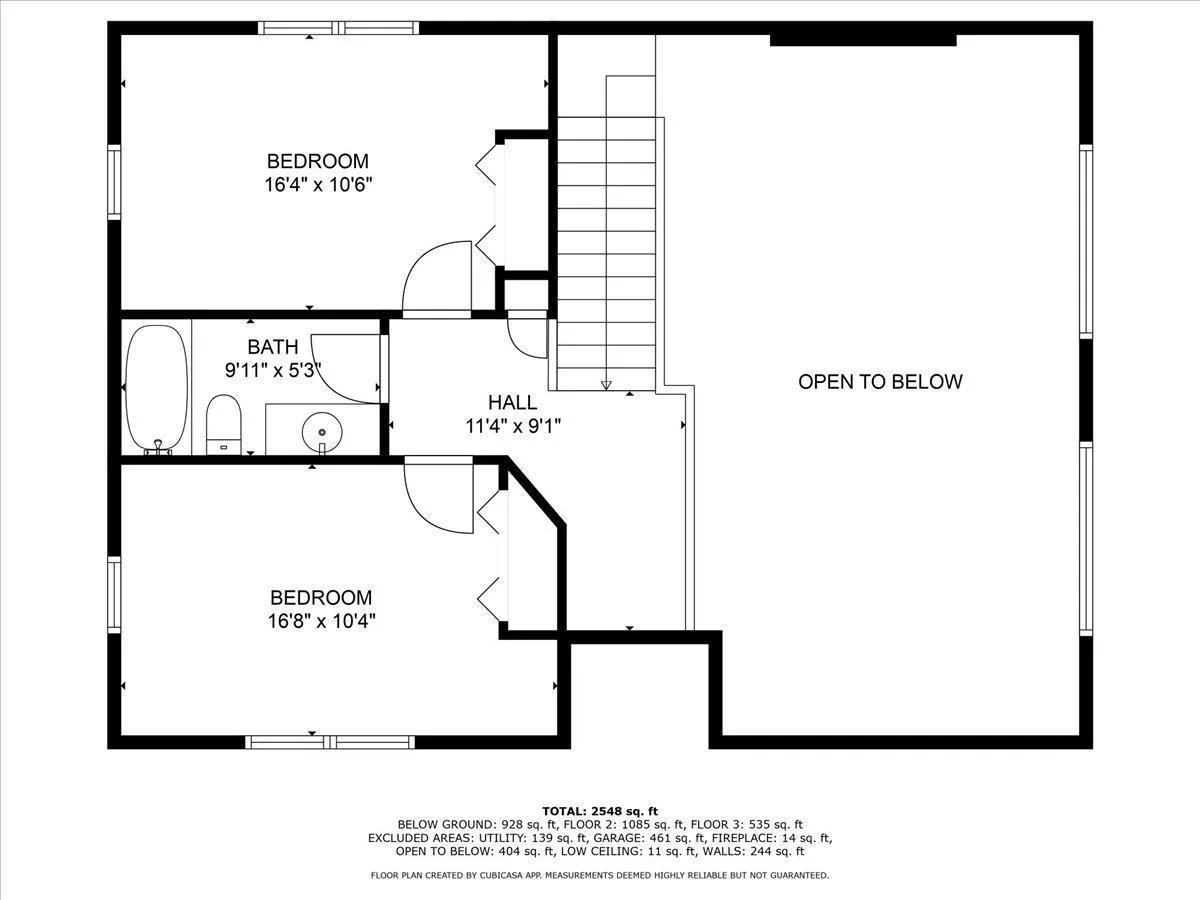 4132 Omaha Lane NW, Alexandria, MN 56308 Upper level floor plan