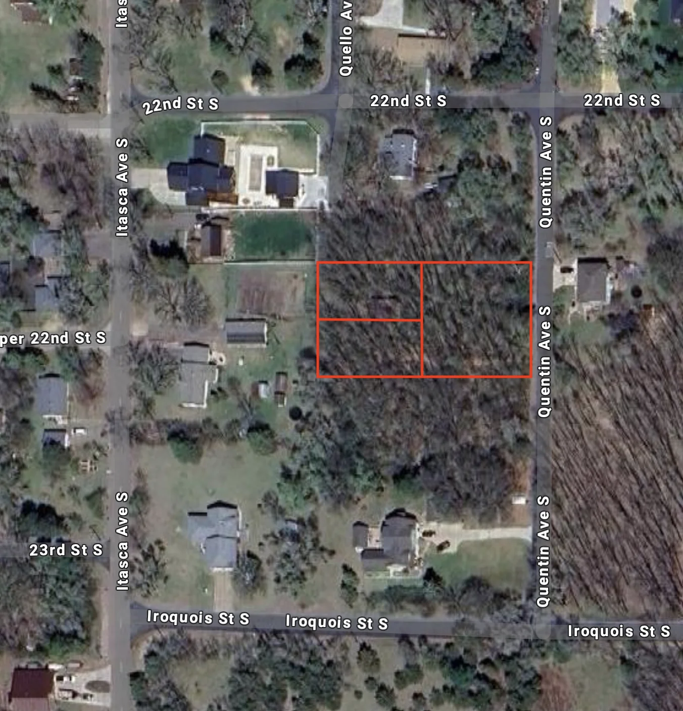 Approximate lot area