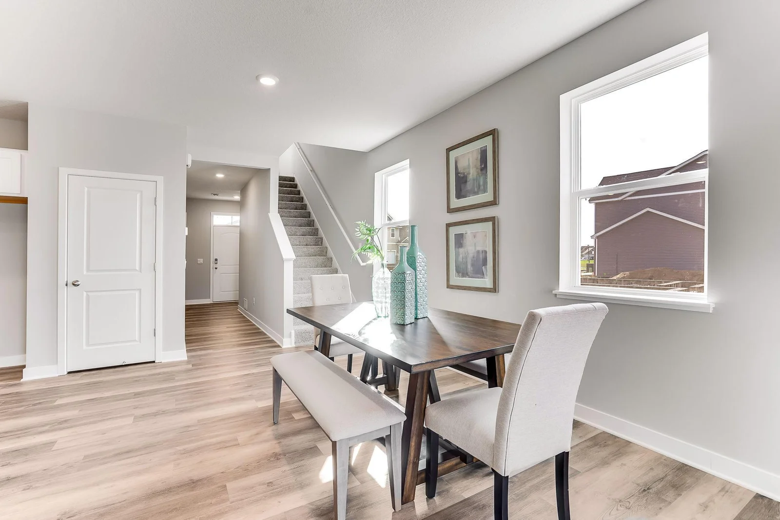 *Photos are of a previous staged model* Another angle of the designated dining area