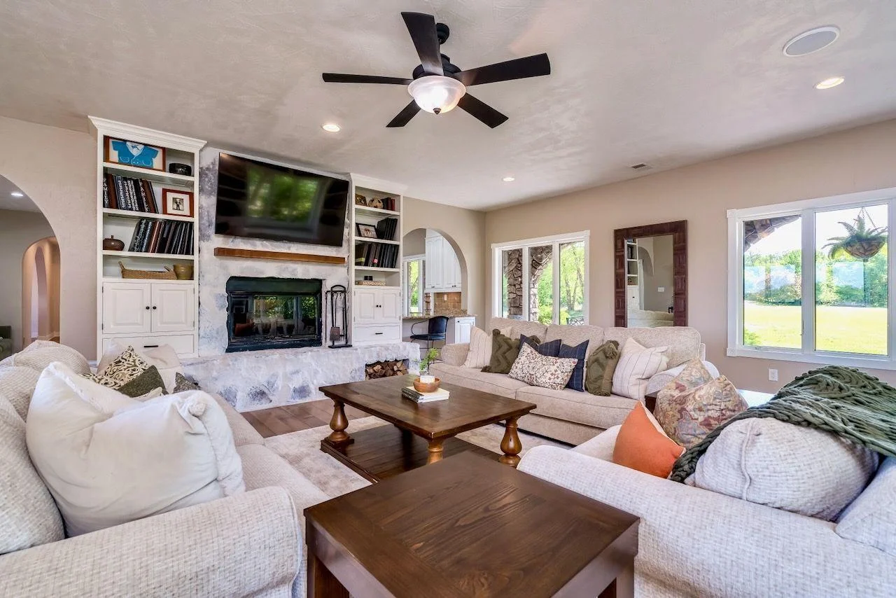 Relax in this spacious main level living room