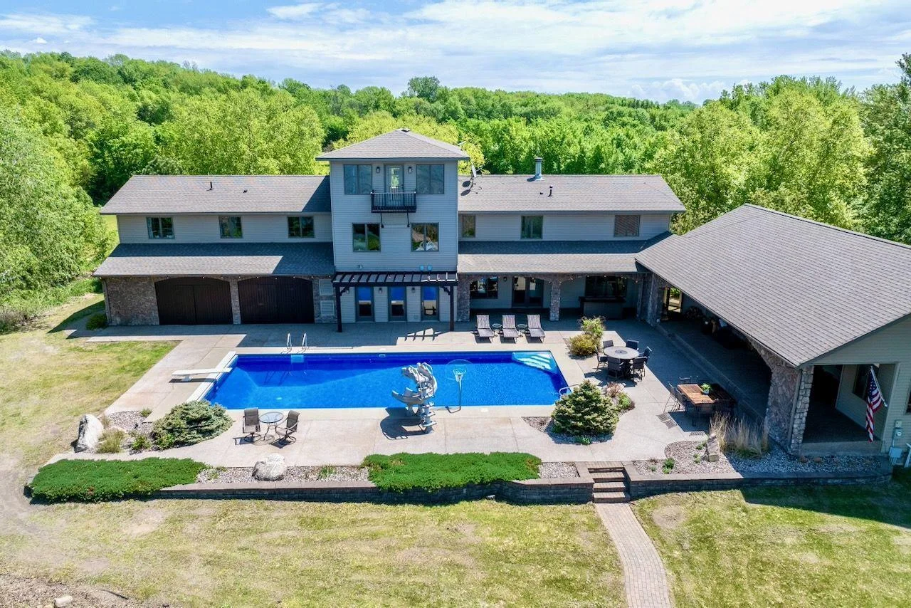 Step on out to your private in ground pool!