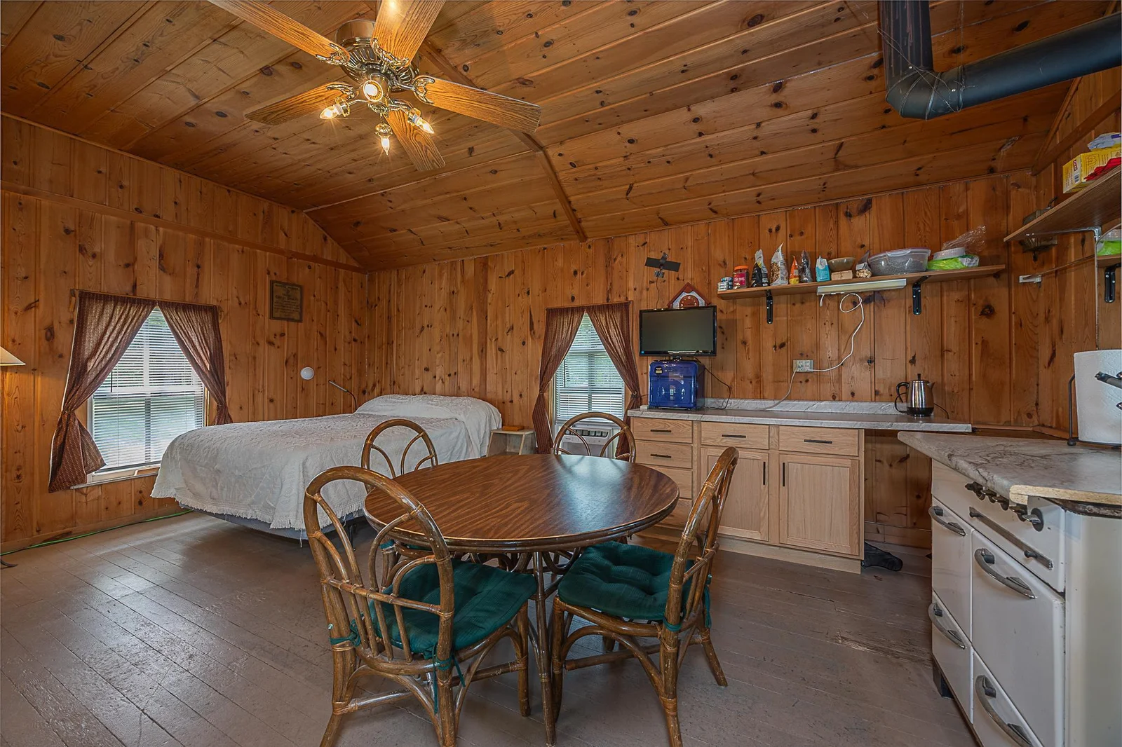 Interior of cabin four.