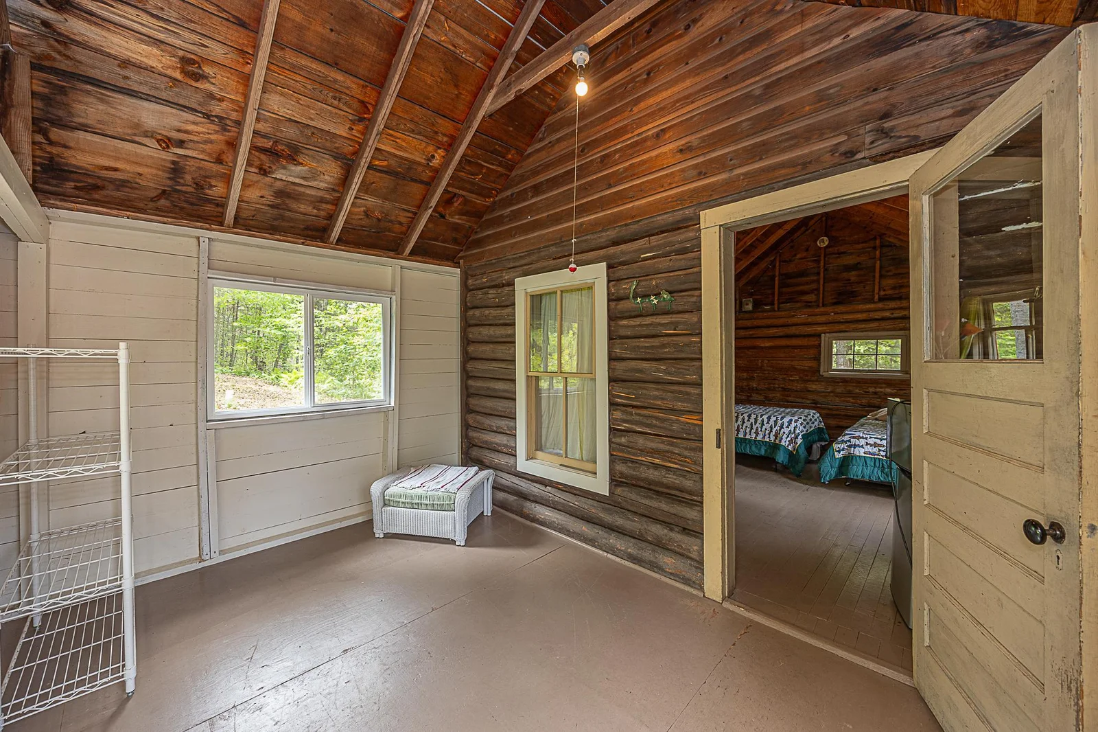 Porch on cabin five.