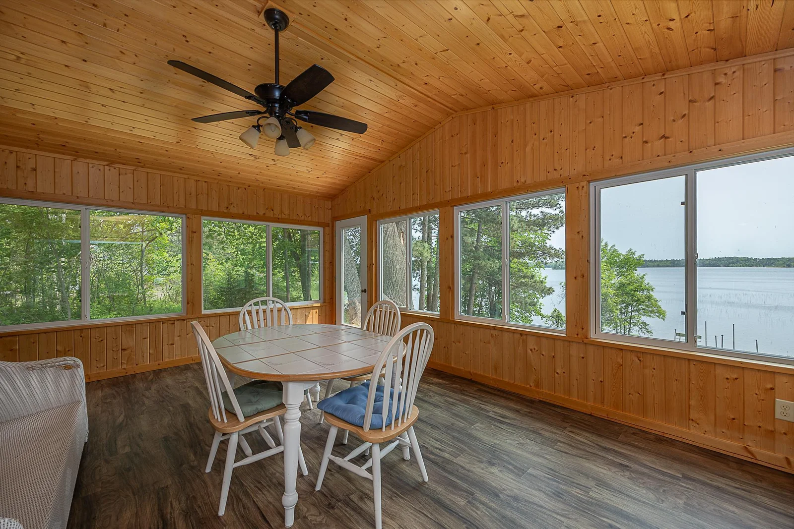 Lake view from cabin two.