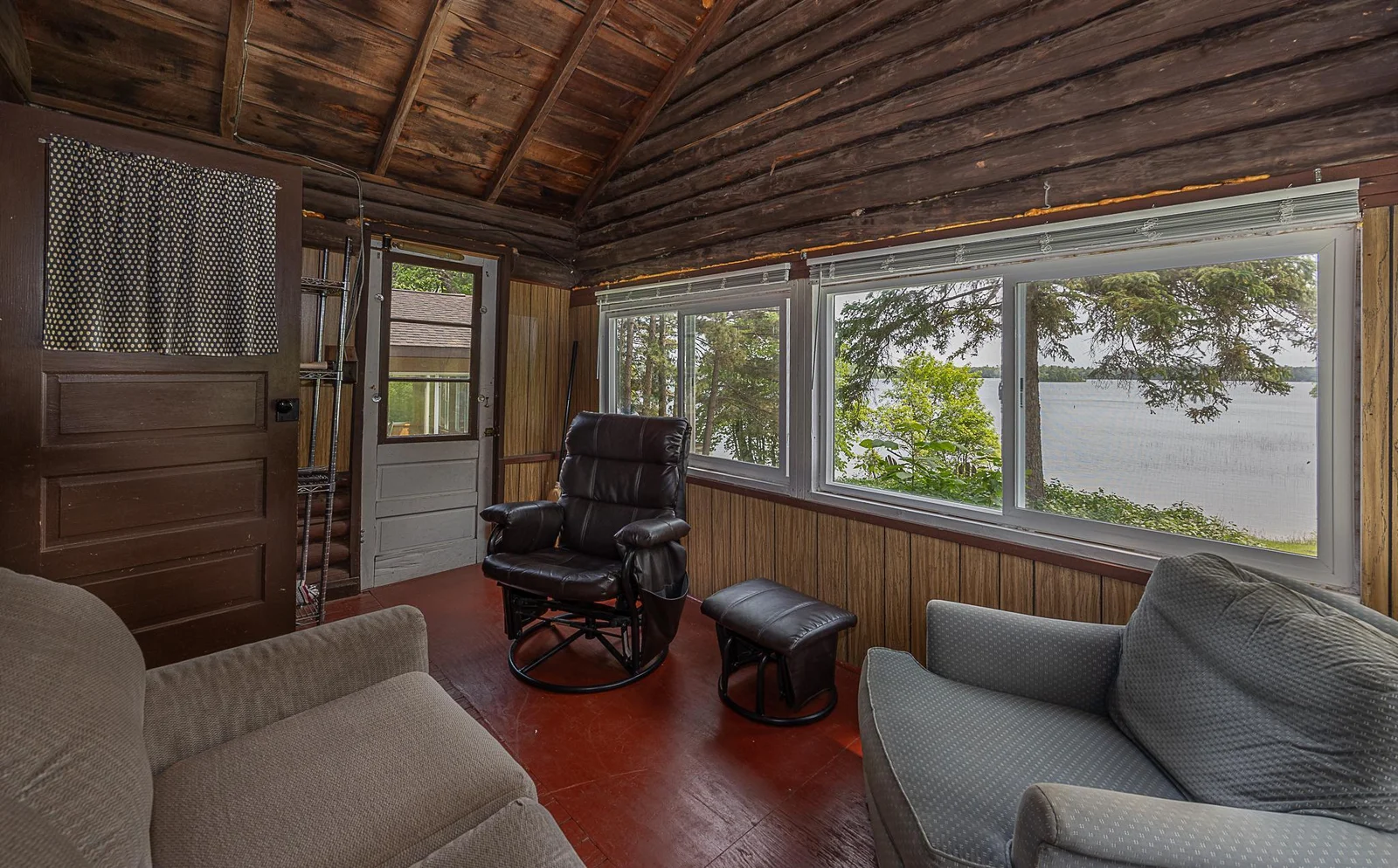 Porch on cabin three
